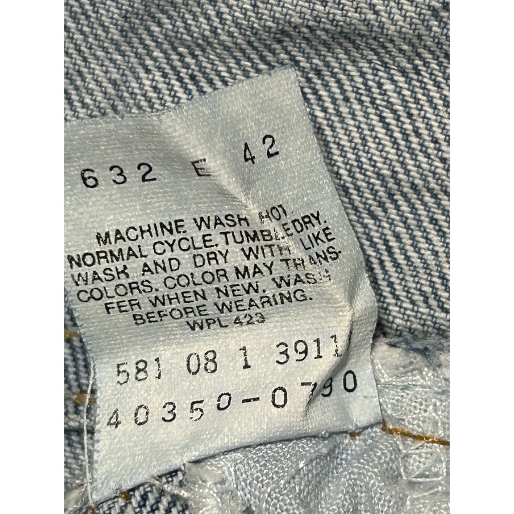 Levi's Youth Vintage 550 Relaxed Fit Jeans Orange Tab 1990s Sz 14 Regular - Picture 10 of 15